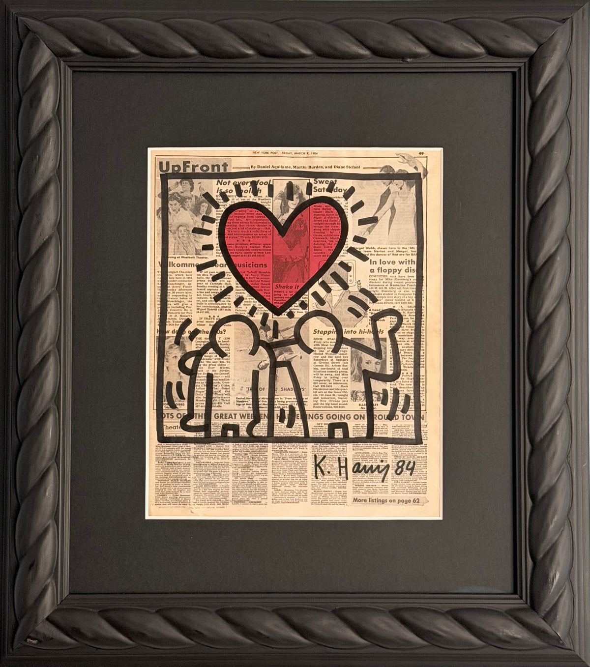 Keith Haring - Untitled (Be Mine)