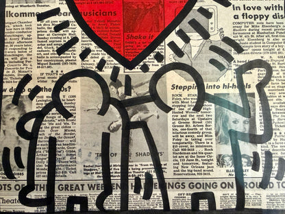 Keith Haring - Untitled (Be Mine)