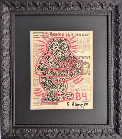 Keith Haring - Untutled (Figure with Baby)