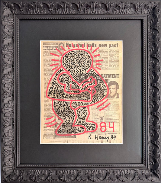 Keith Haring - Untutled (Figure with Baby)