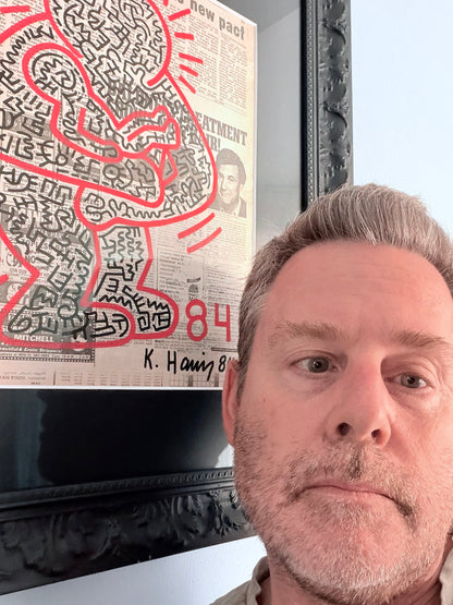 Keith Haring - Untutled (Figure with Baby)