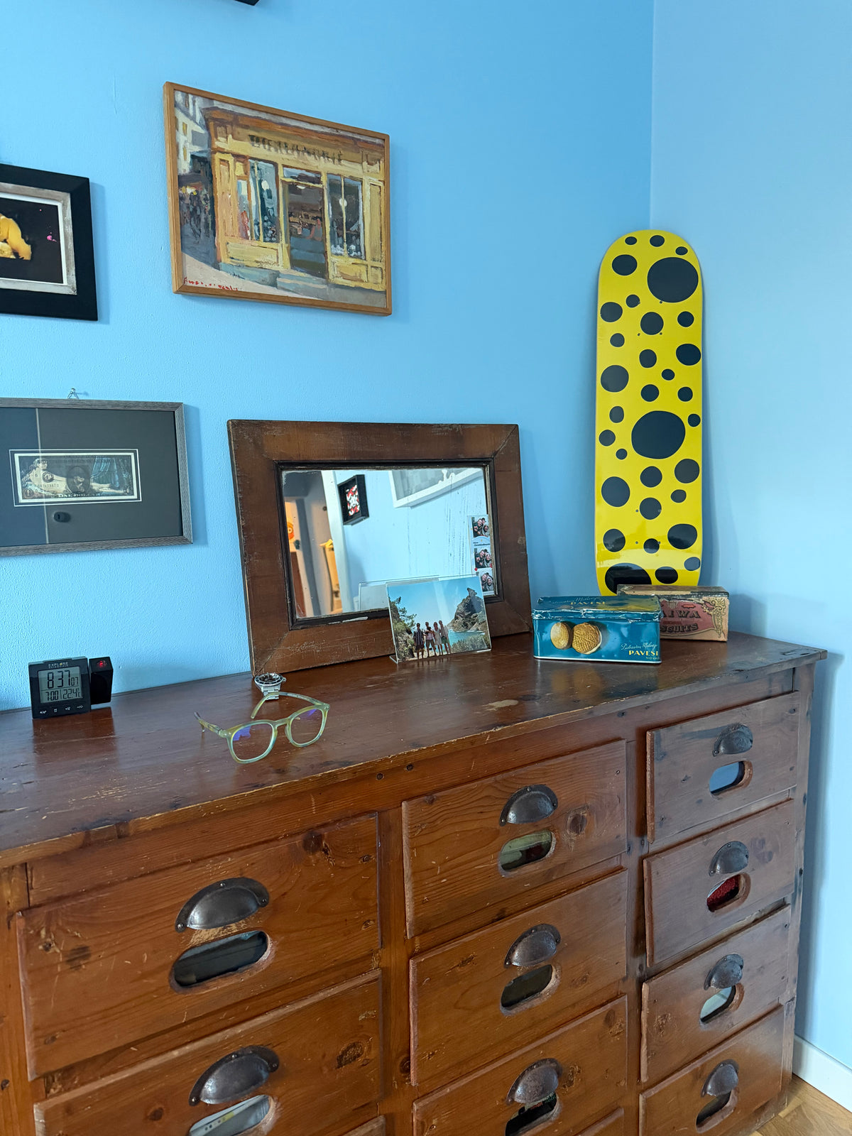 Yayoi Kusama - Dots Obsession MoMA Skateboard Yellow