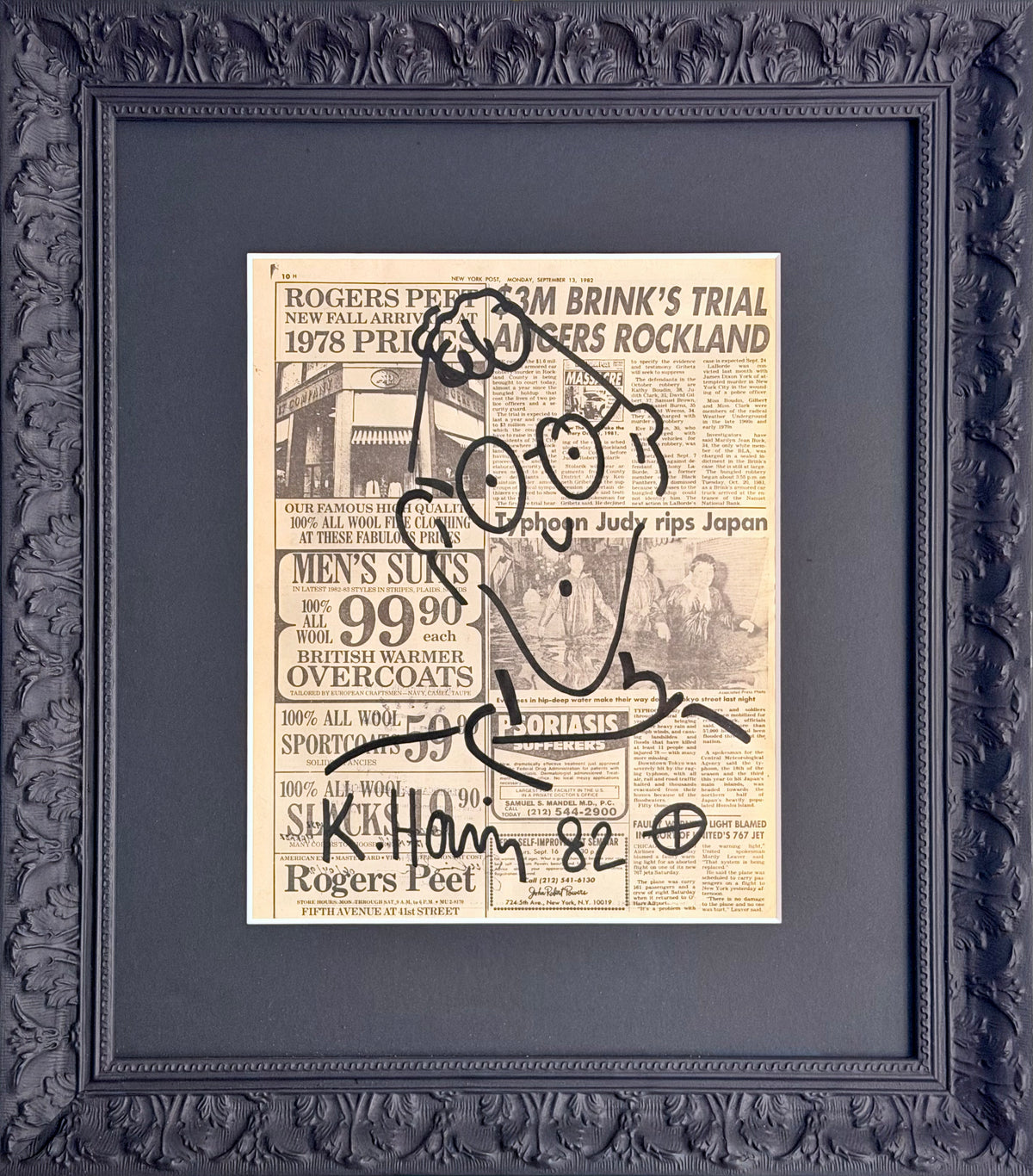Keith Haring - Untitled (Self Portrait) 82
