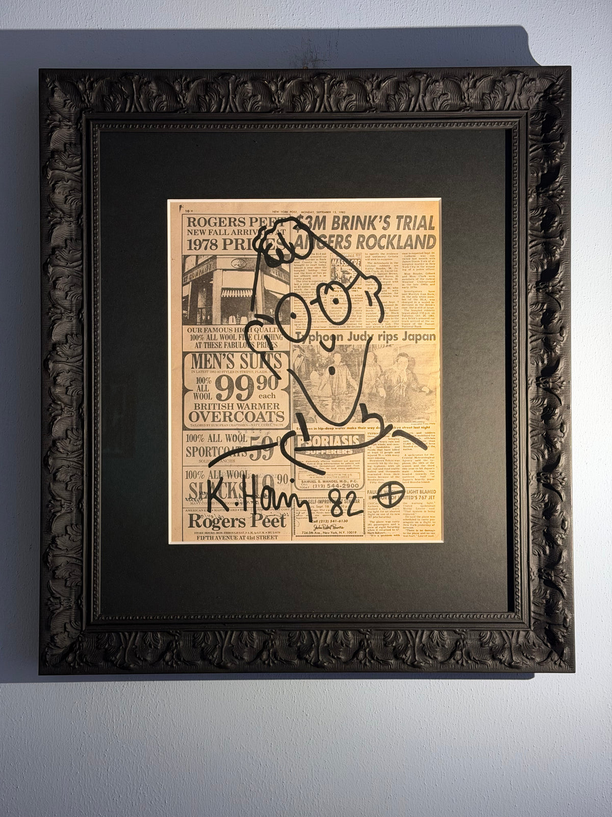Keith Haring - Untitled (Self Portrait) 82