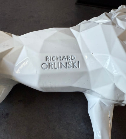 Richard Orlinski – Leone Bianco (White Lion)
