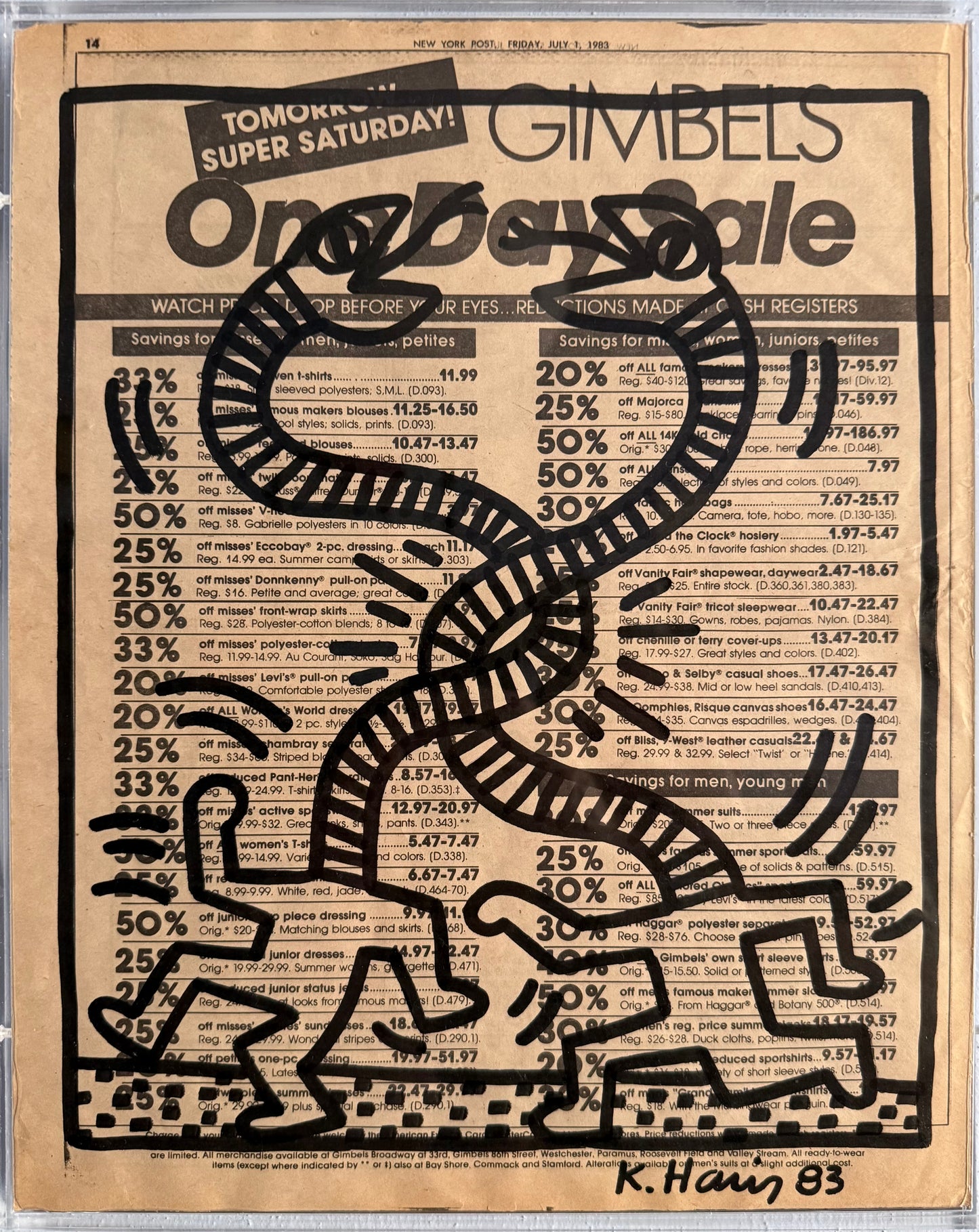 Keith Haring - Untitled 93