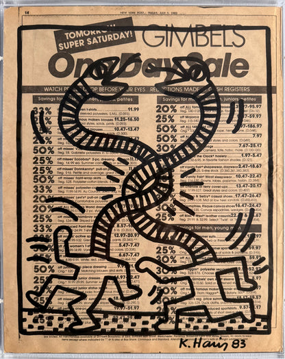 Keith Haring - Untitled 93