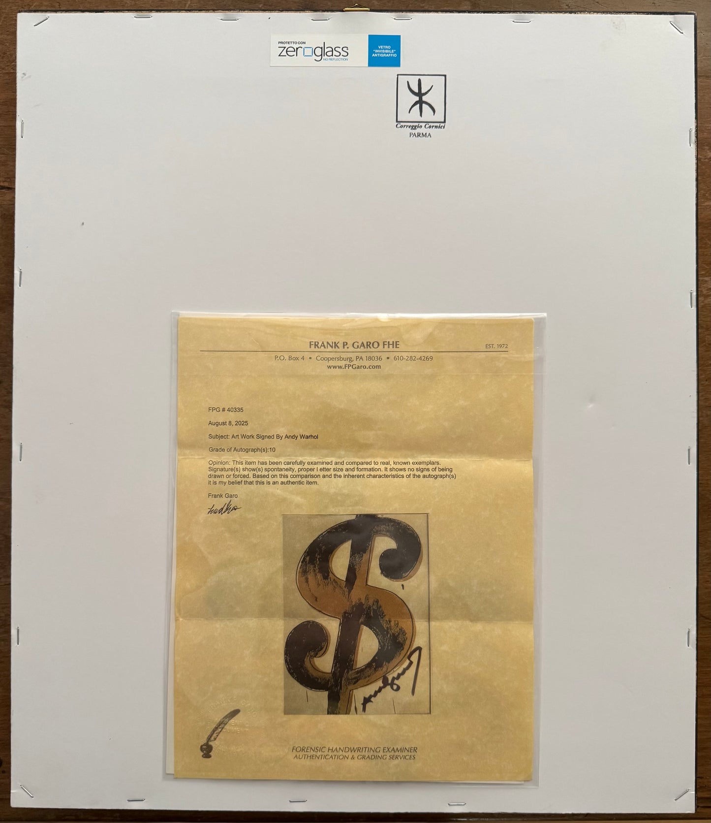 Andy Warhol – Dollar Sign