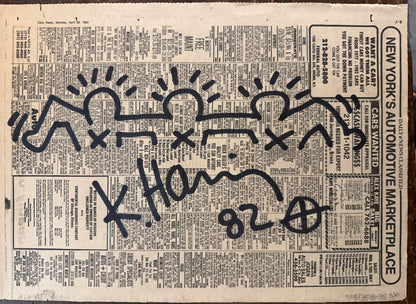 Keith Haring - Untitled "three figures" 1985