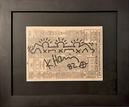 Keith Haring - Untitled "three figures" 1985