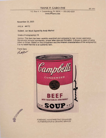 Andy Warhol – Mini Campbell Soup