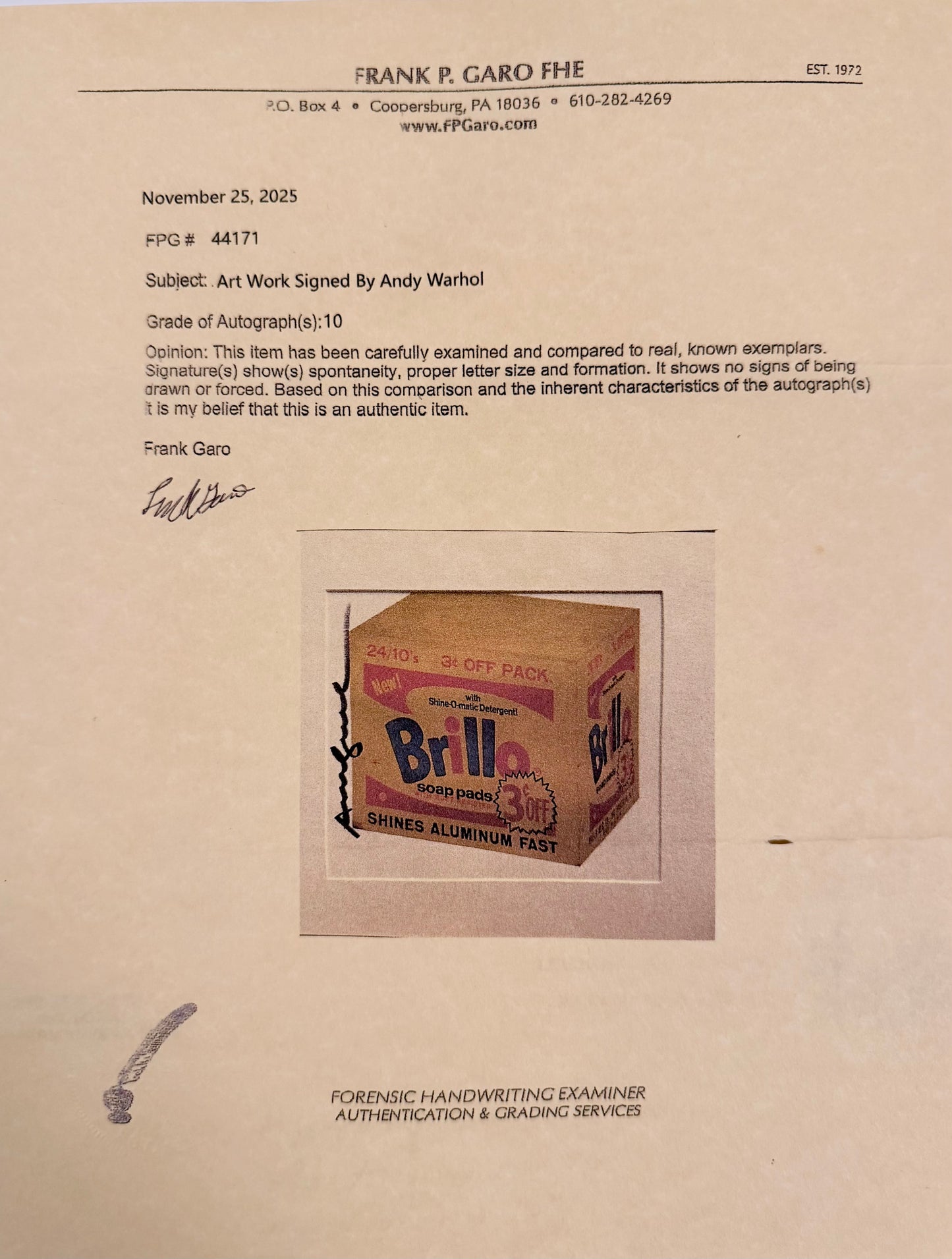 Andy Warhol – Brillo Box