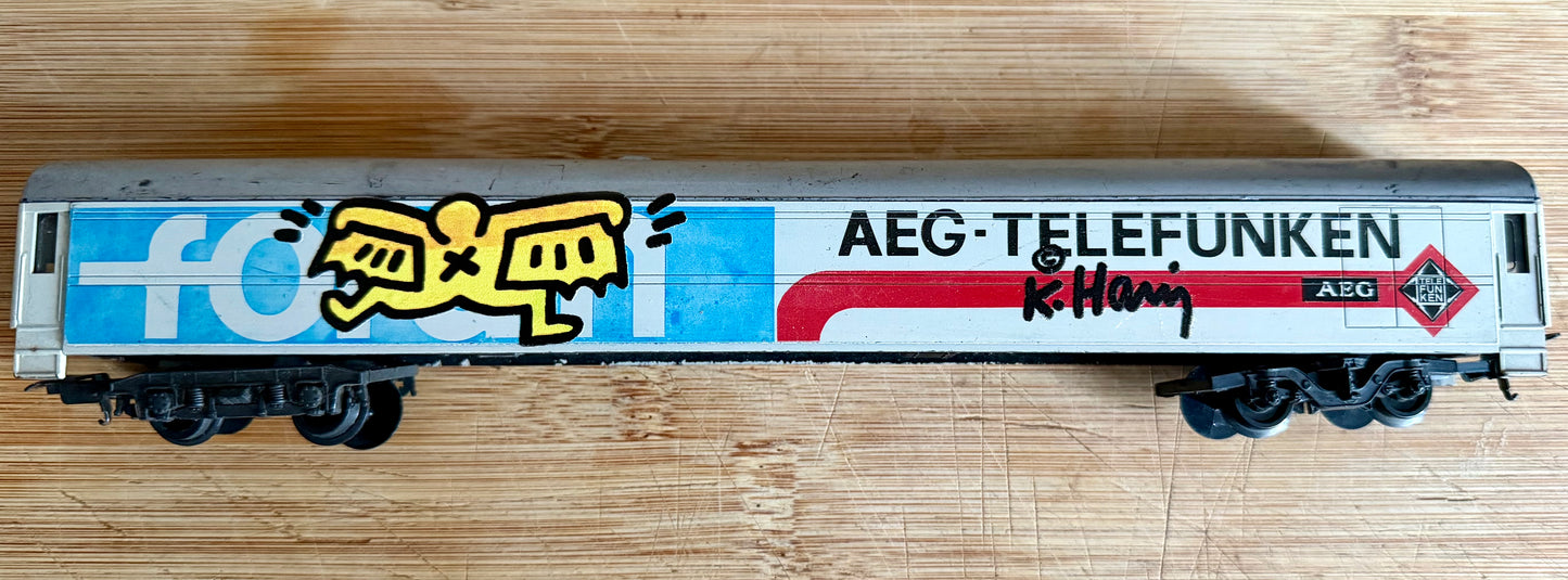 Keith Haring - Miniature Train Wagon
