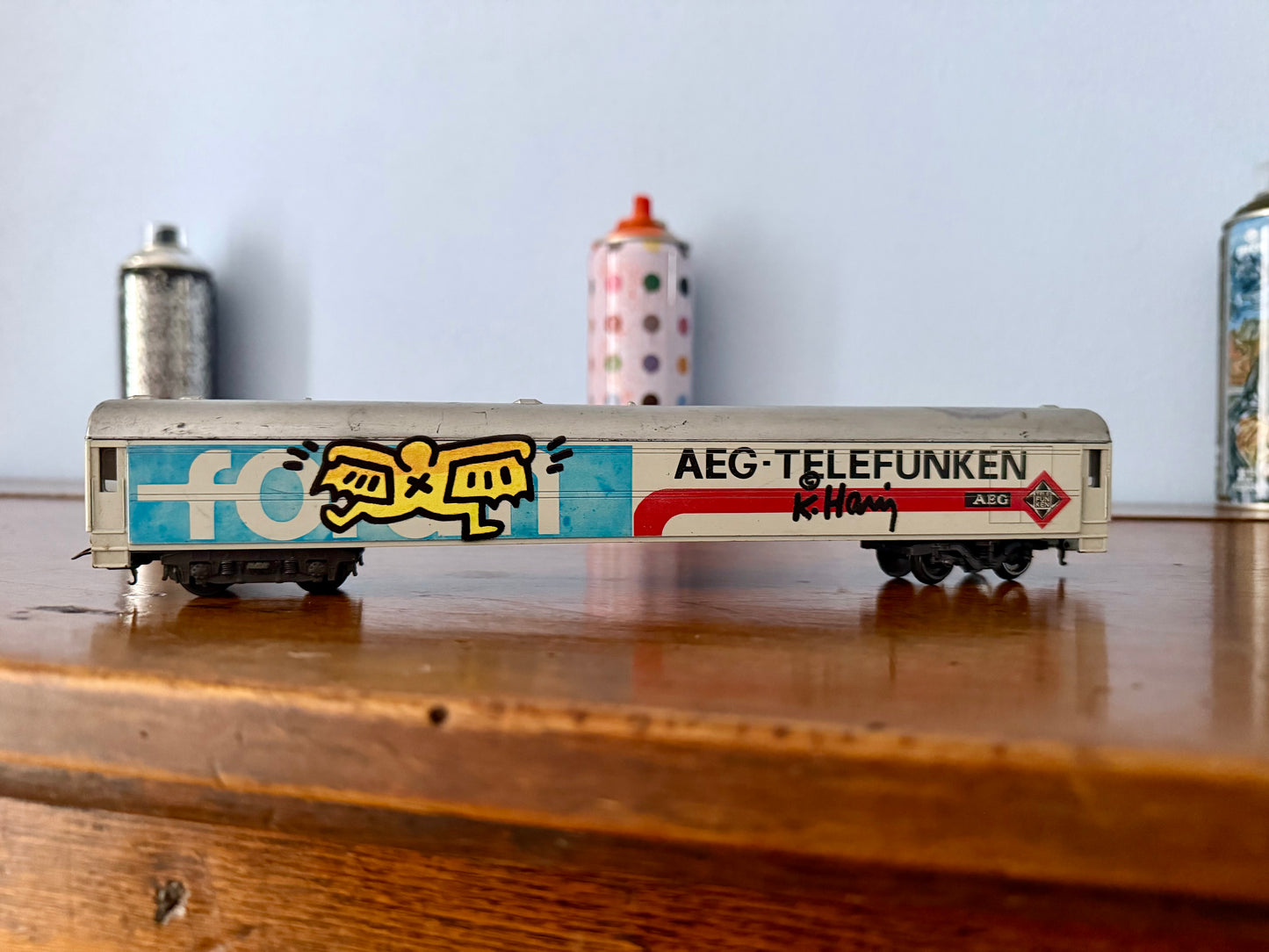 Keith Haring - Miniature Train Wagon