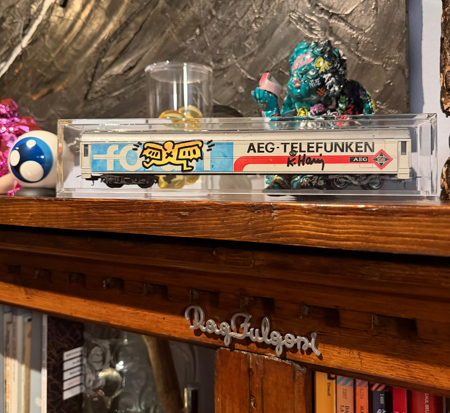 Keith Haring - Miniature Train Wagon