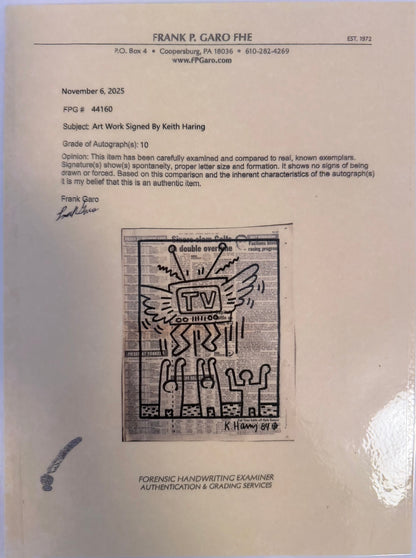 Keith HARING - Untitled "Tv"