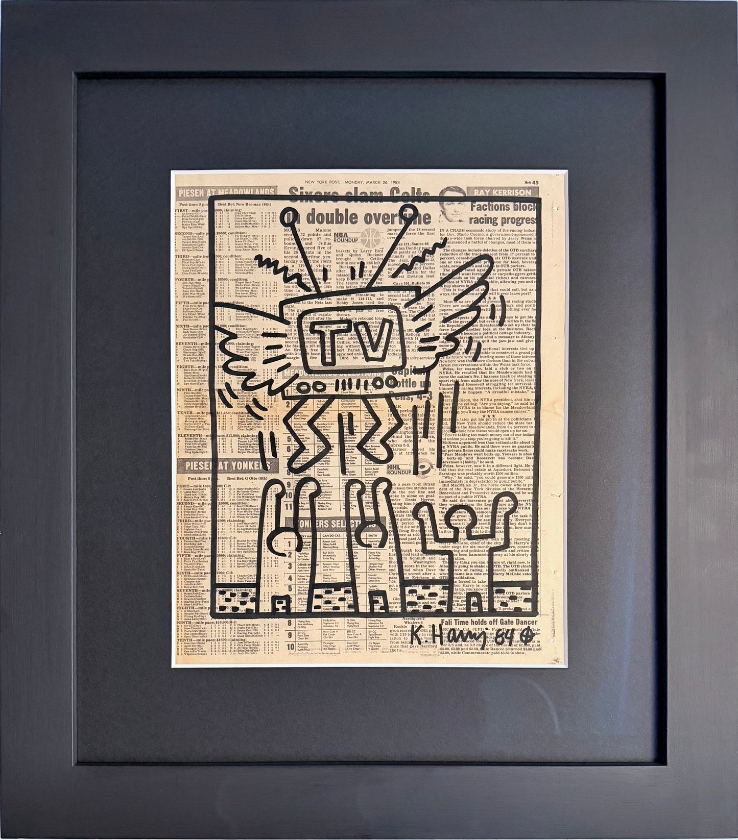 Keith HARING - Untitled "Tv"