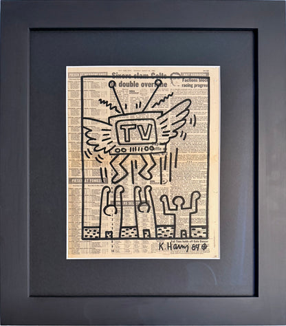 Keith HARING - Untitled "Tv"
