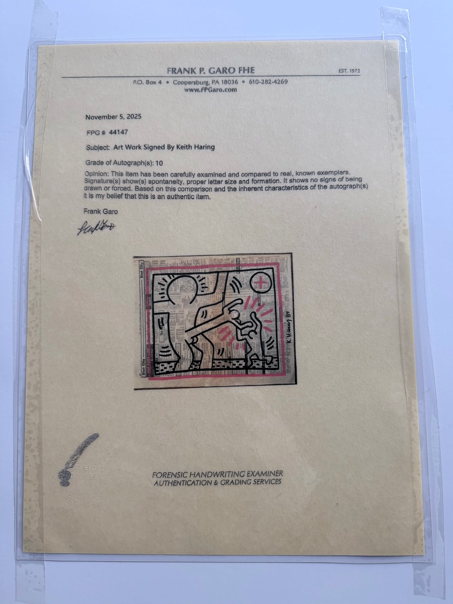 Keith Haring - Untitled 1984