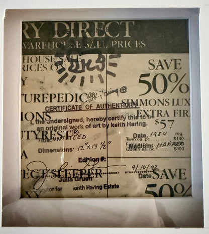 Keith Haring – Untitled “Dolphin” (1984)