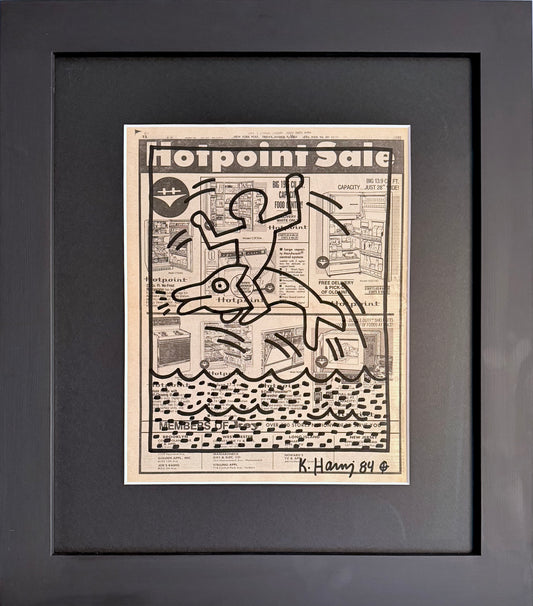 Keith Haring – Untitled “Dolphin” (1984)