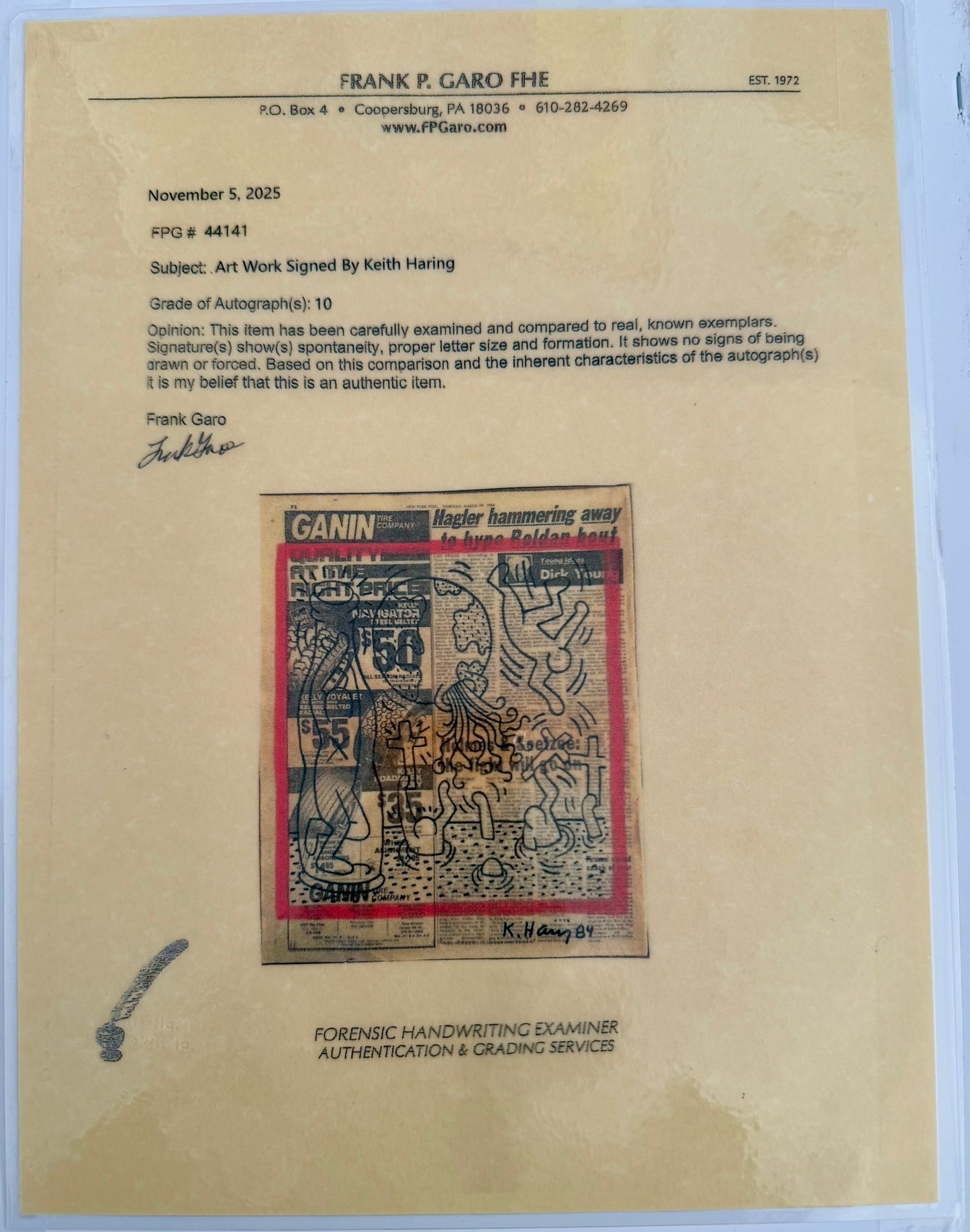 Keith Haring - Untitled 84