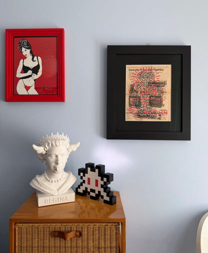 Keith Haring Untitled 84 "Holding Life"