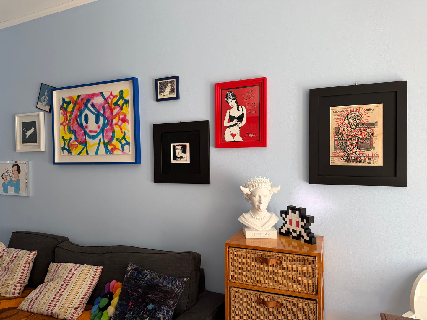 Keith Haring Untitled 84 "Holding Life"