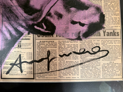 Andy Warhol - Violet Cow