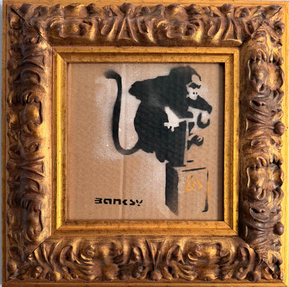 Banksy - Explosive Monkey cardboard