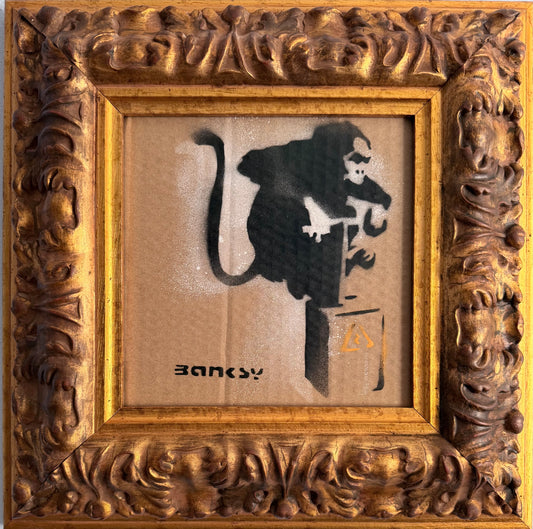 Banksy - Explosive Monkey cardboard