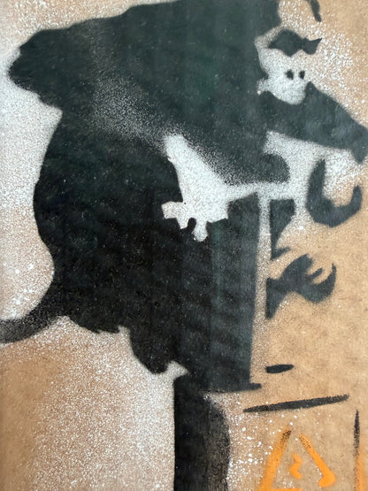 Banksy - Explosive Monkey cardboard
