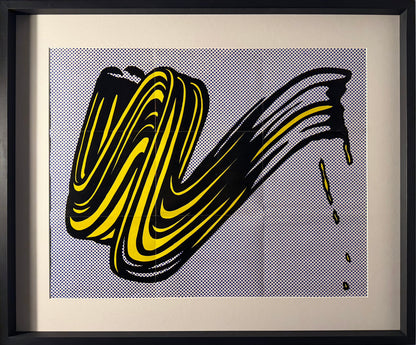 Roy Lichtenstein - Brushstroke Invitation