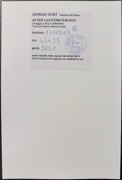 Giorgio Gost - After Roy Lichtenstein