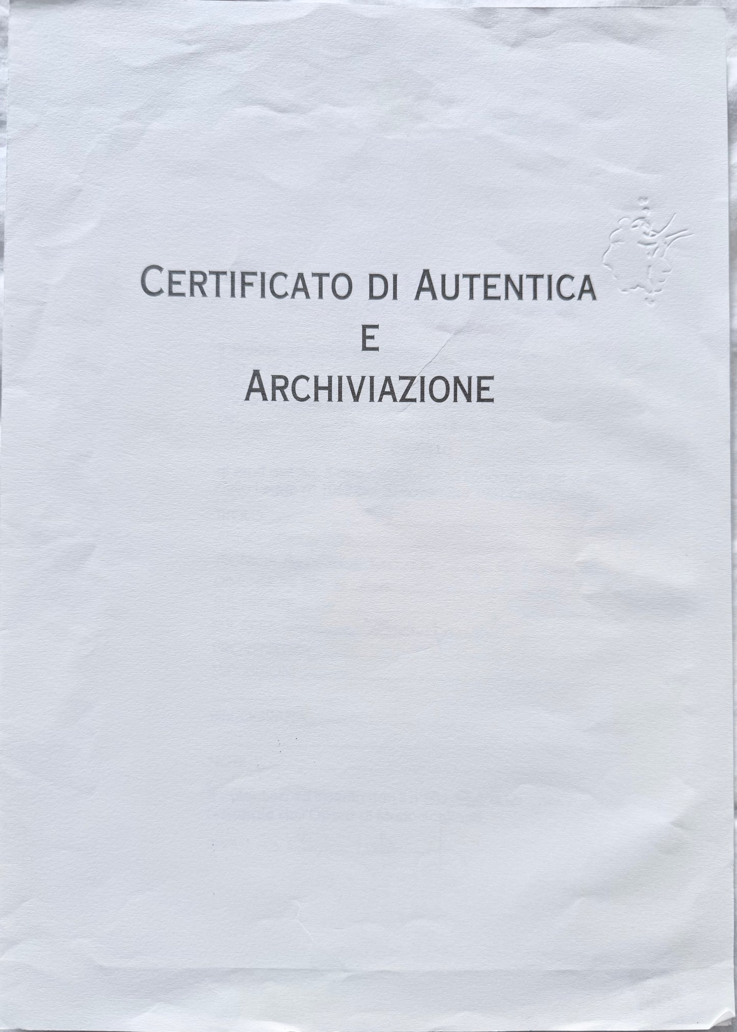 Mario Schifano - Senza Titolo 90