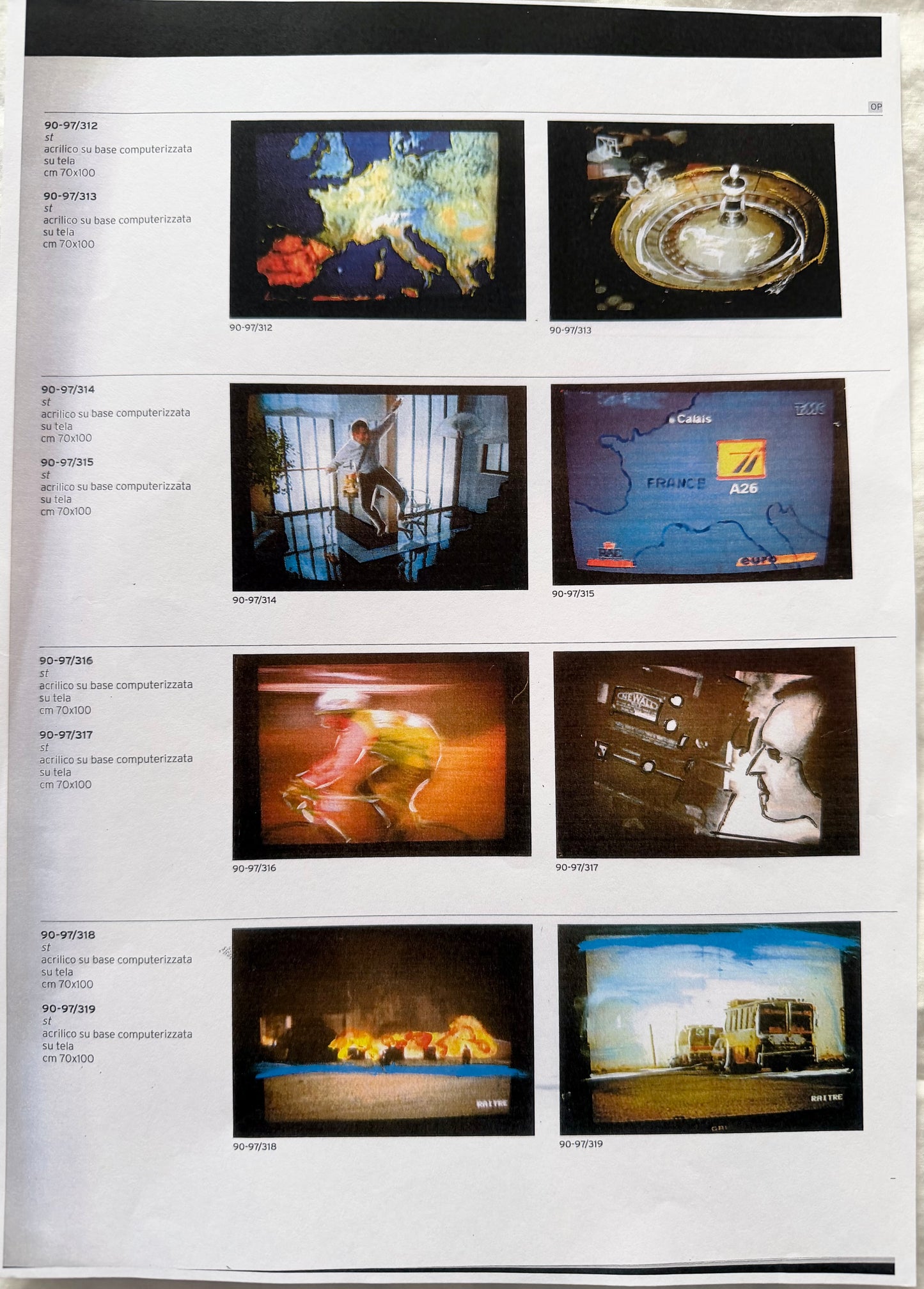 Mario Schifano - Senza Titolo 90