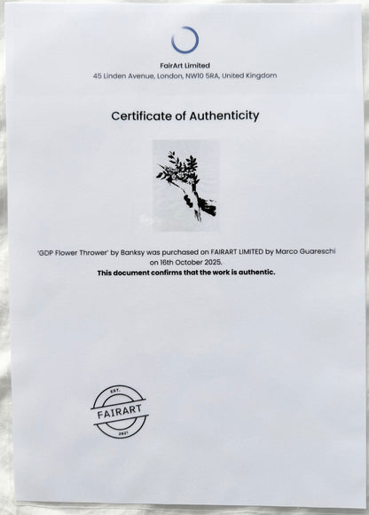 Banksy - GDP Flower Thrower