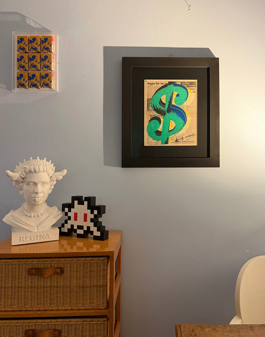 Andy Warhol - Dollar Sign Green