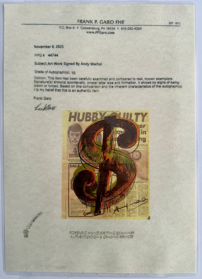 Andy Warhol - Dollar Sign