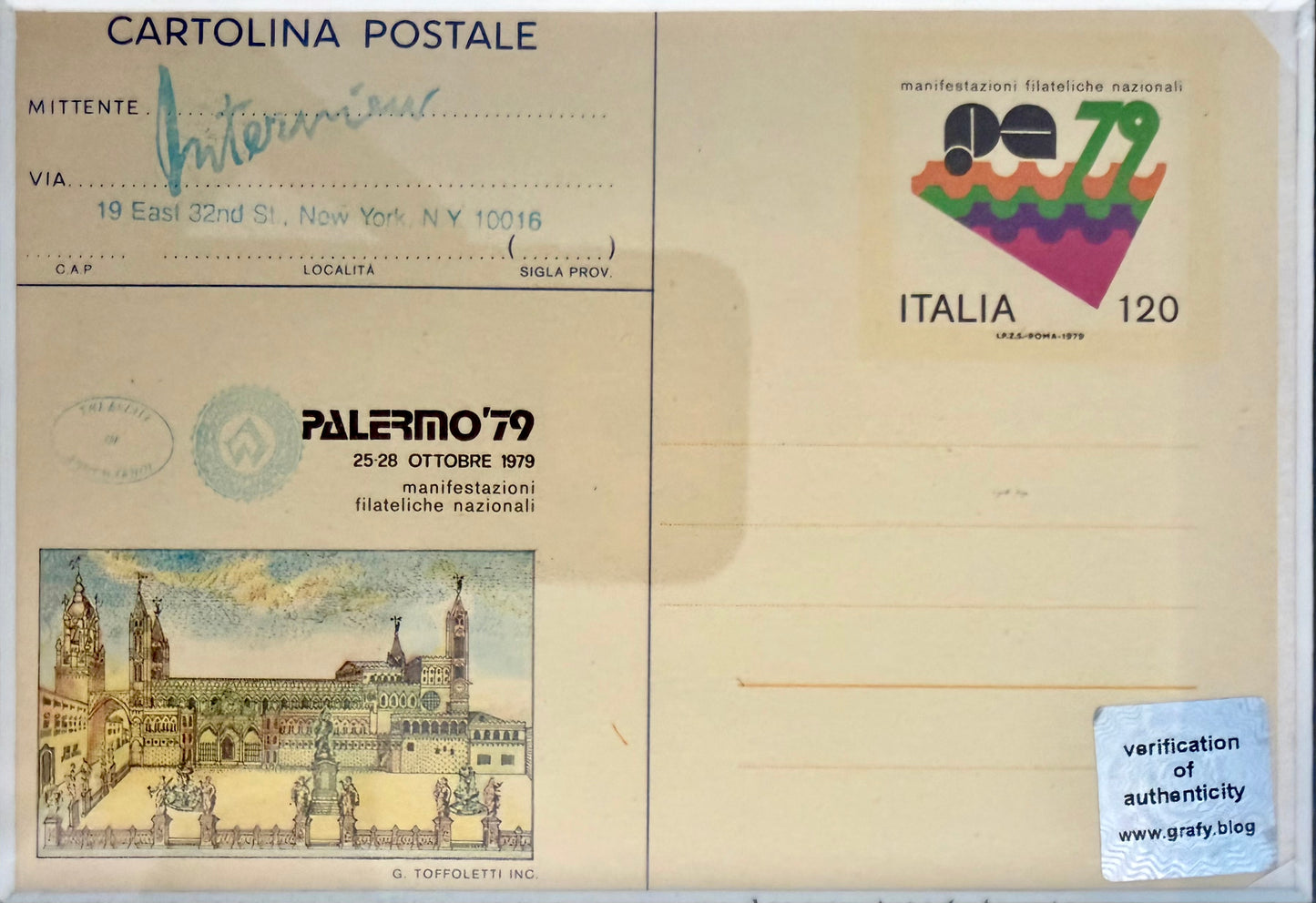 Andy Warhol - Interview Postcard