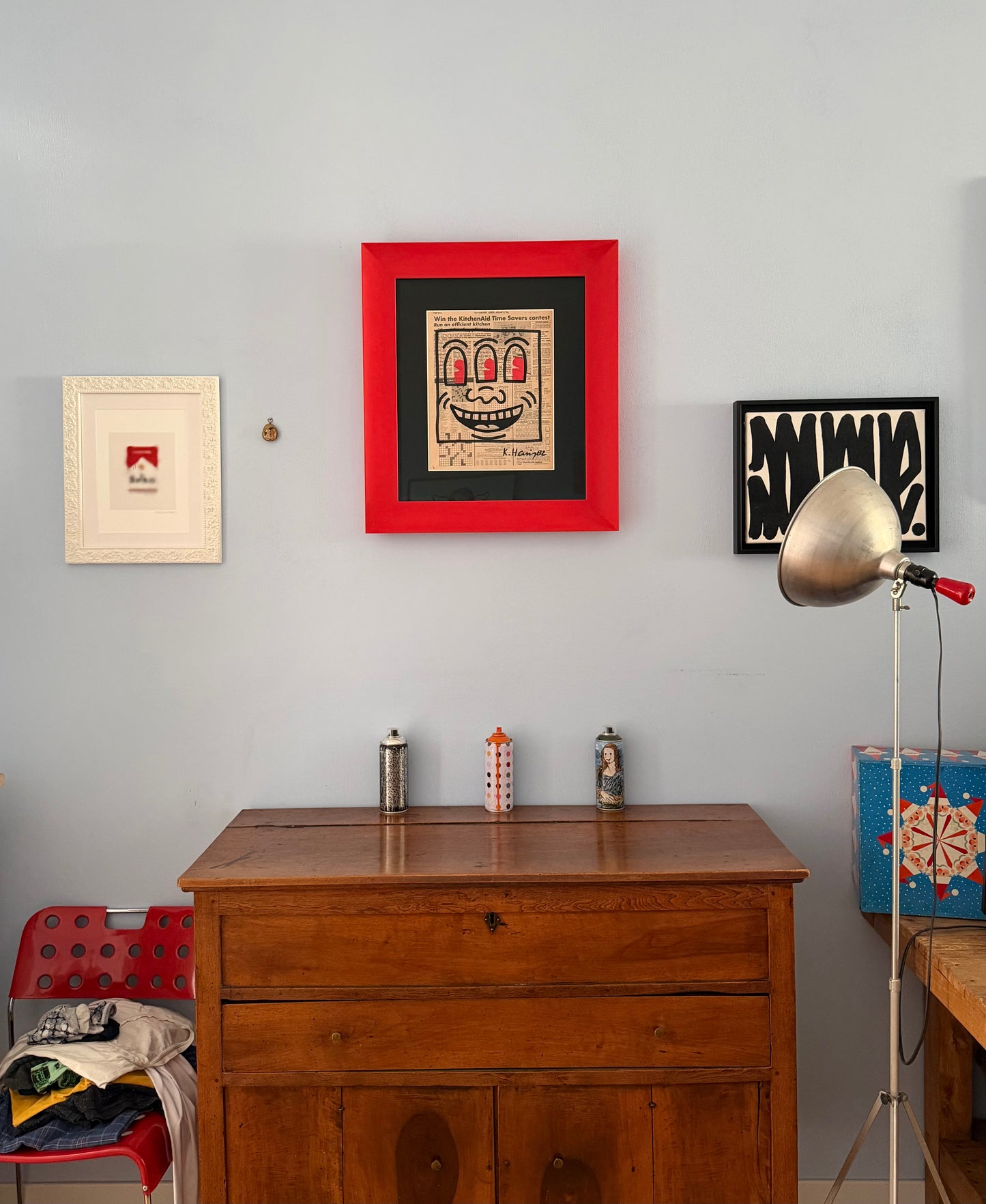 Keith Haring - Three Eyed Face 82