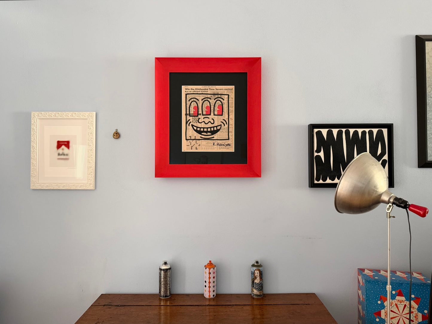 Keith Haring - Three Eyed Face 82