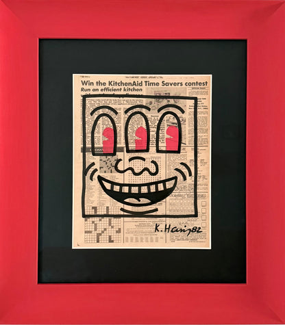 Keith Haring - Three Eyed Face 82