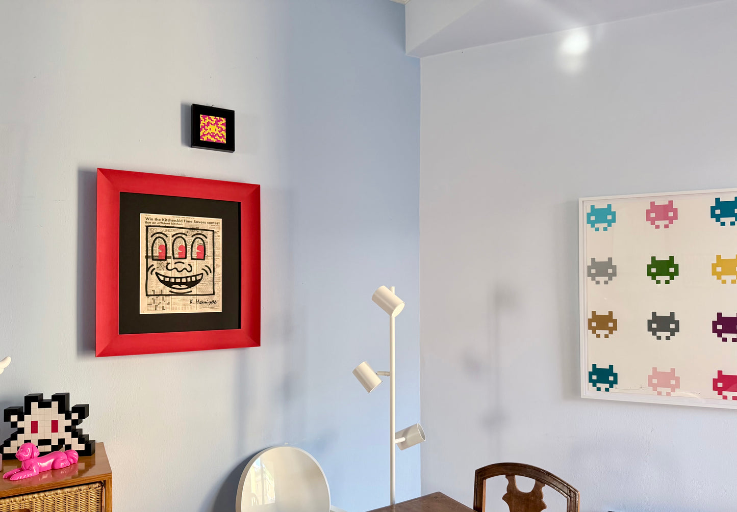 Keith Haring - Three Eyed Face 82