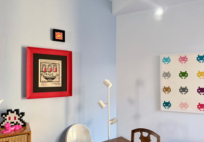 Keith Haring - Three Eyed Face 82