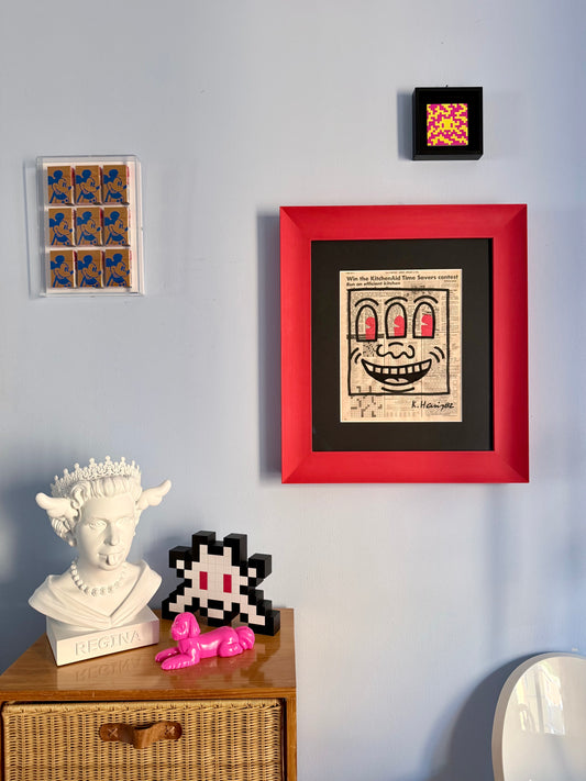 Keith Haring - Three Eyed Face 82