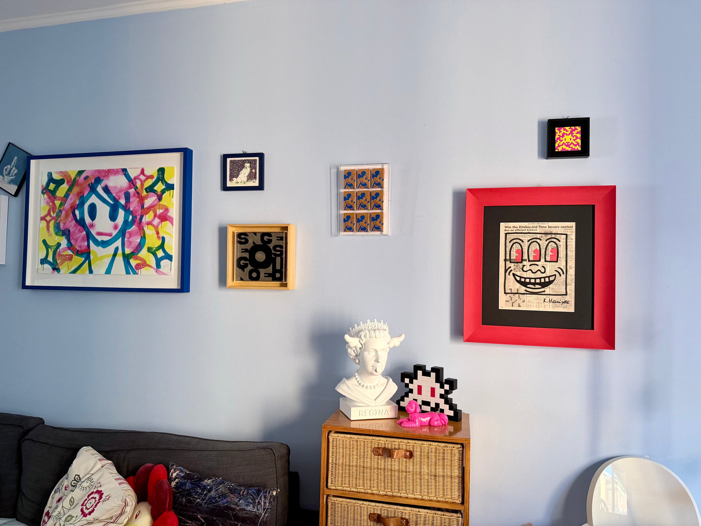 Keith Haring - Three Eyed Face 82