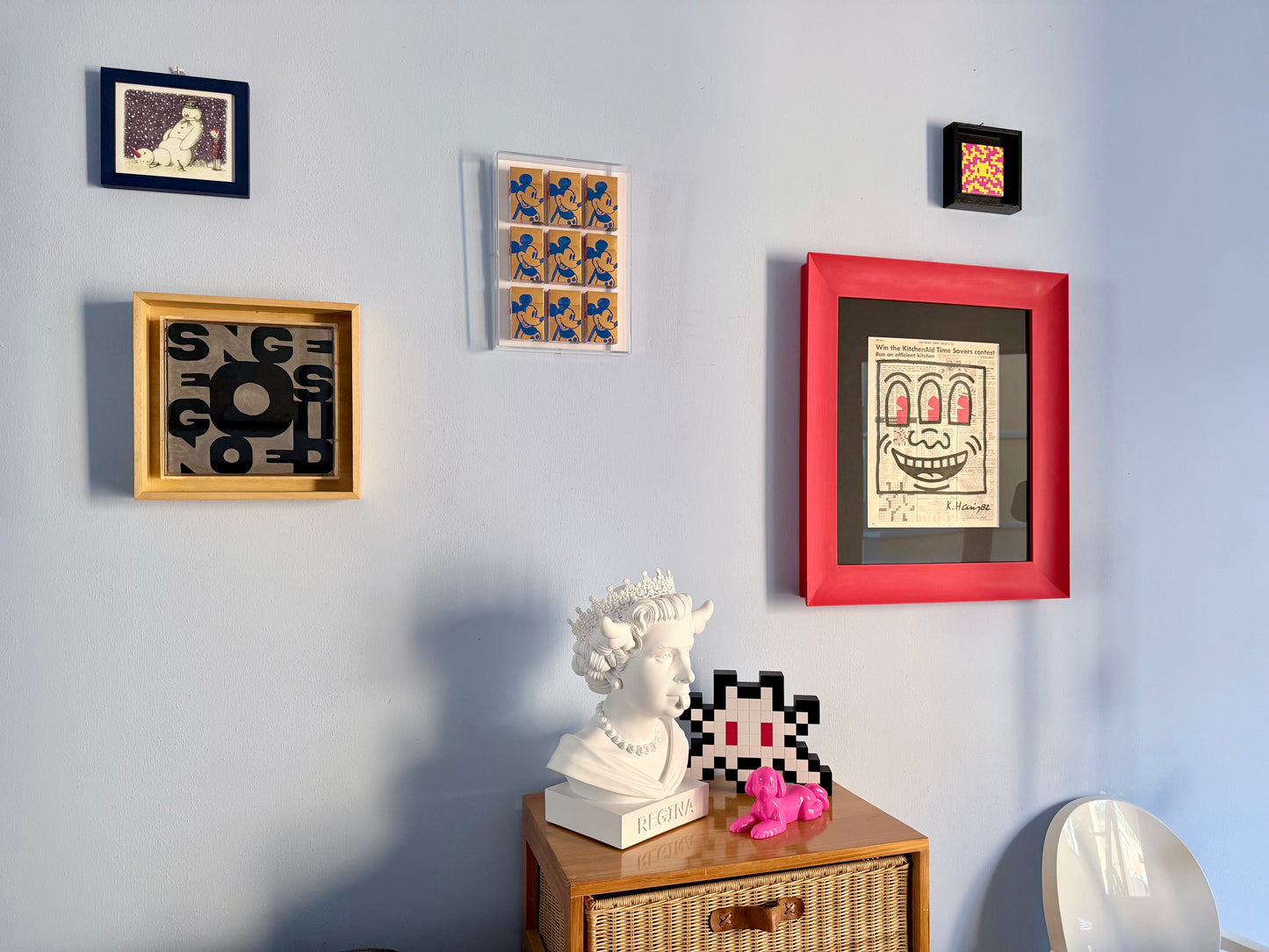 Keith Haring - Three Eyed Face 82