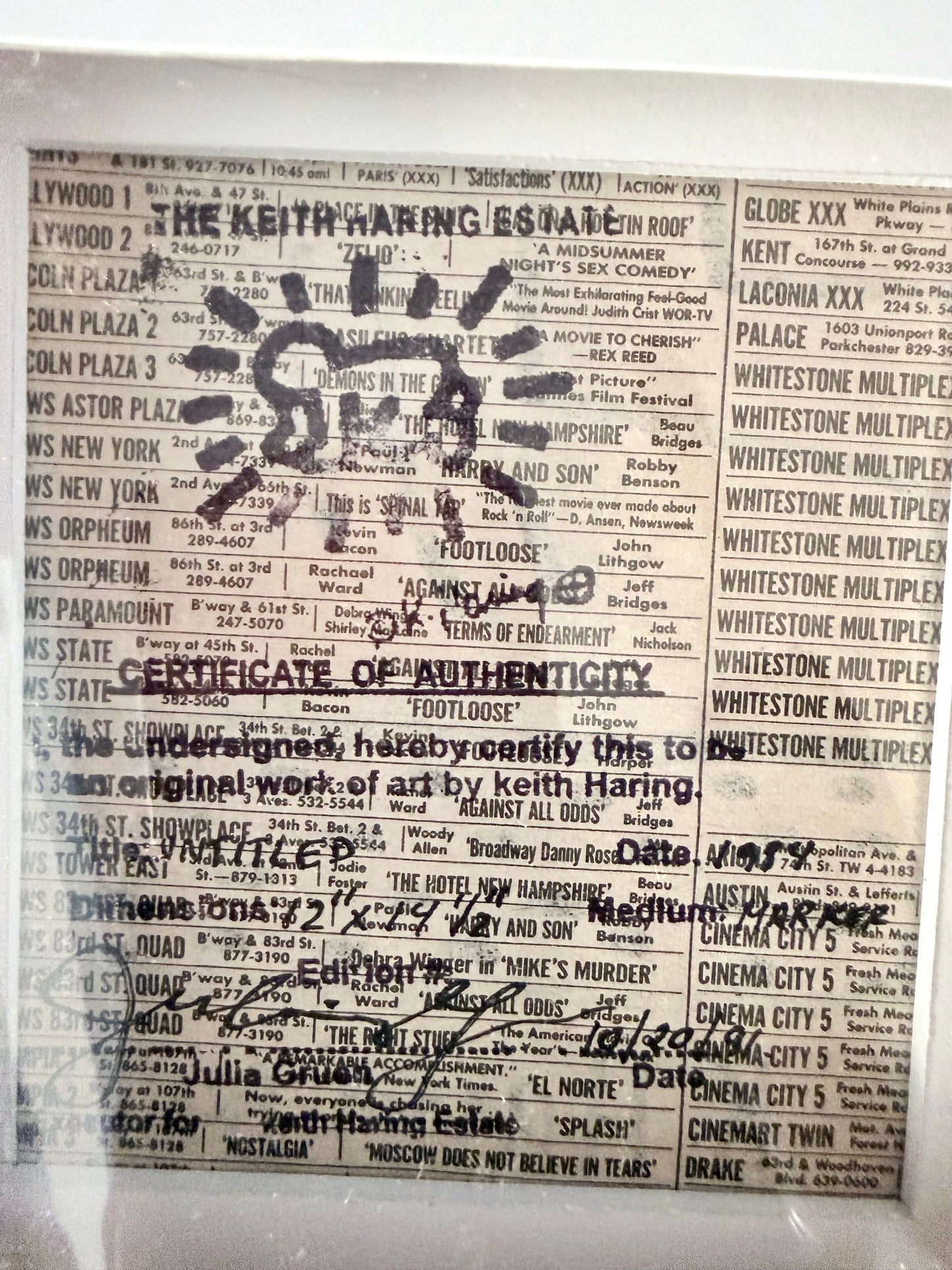 Keith Haring - Untitled 84