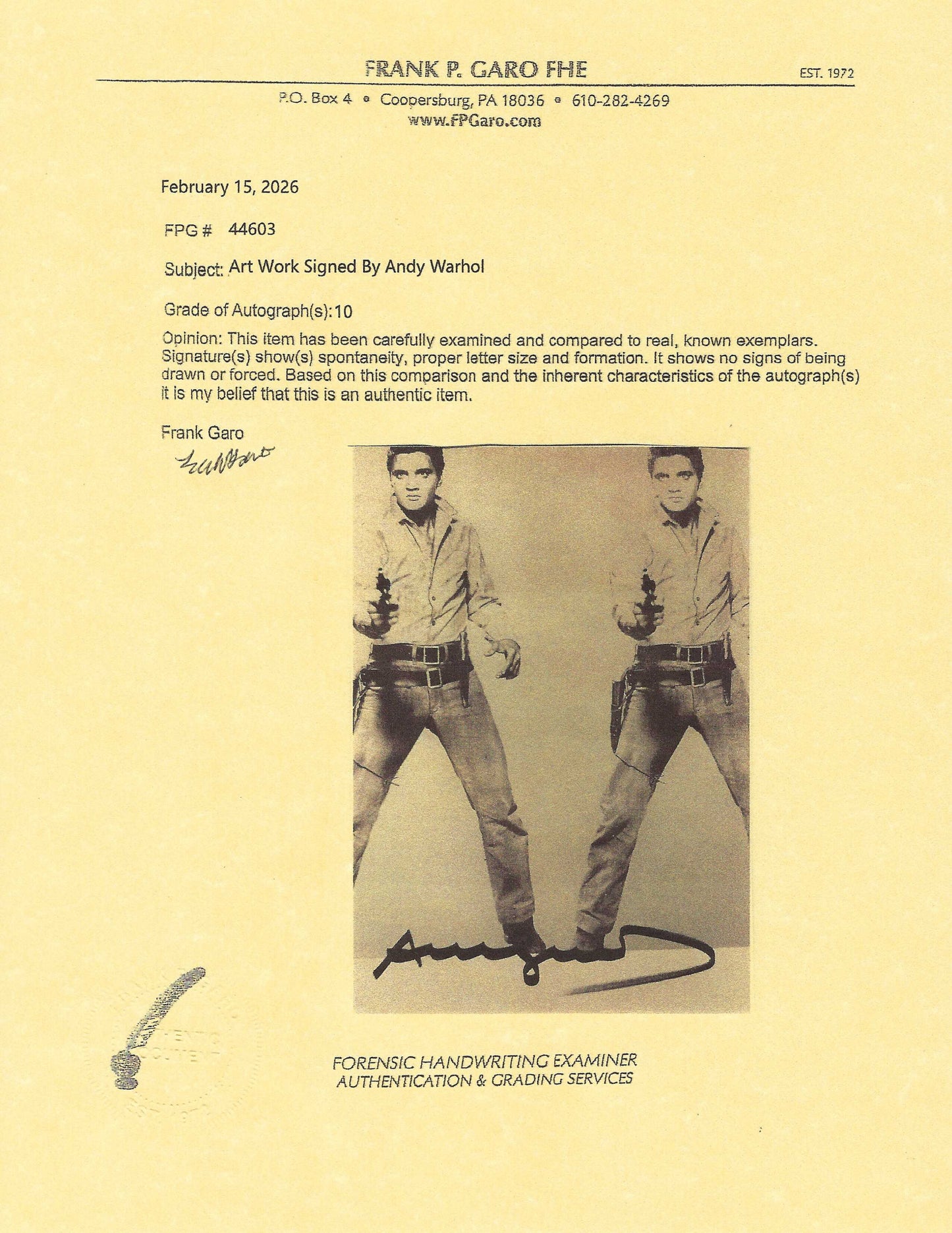 Andy Warhol – Double Elvis
